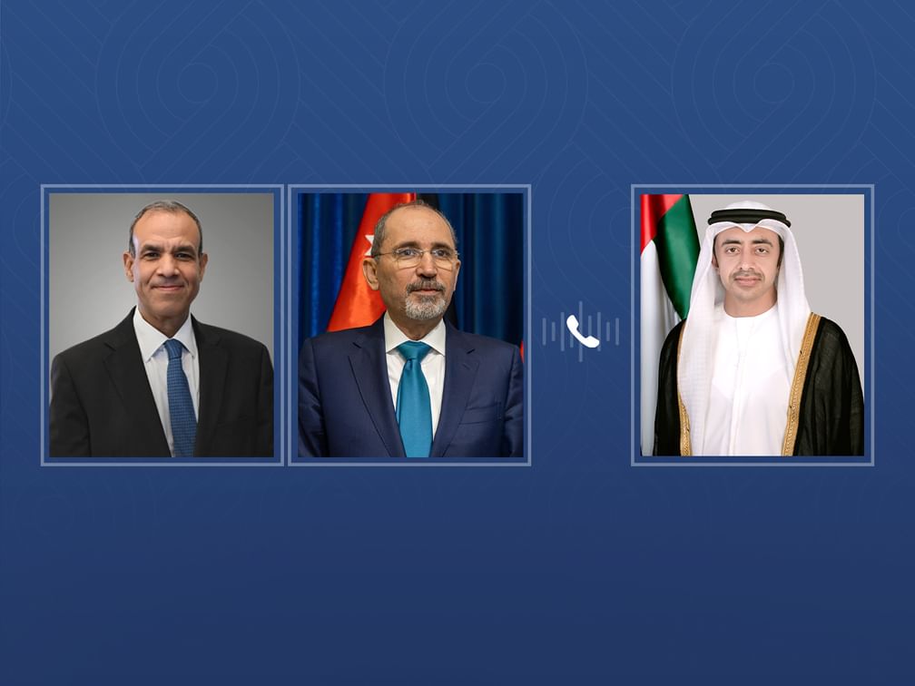 Abdullah bin Zayed holds phone calls with Jordanian, Egyptian Foreign Ministers