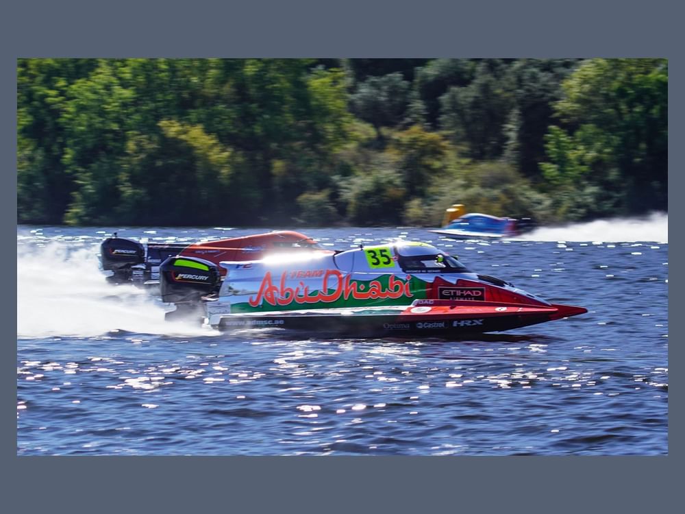 Salem Al Yafei joins Team Abu Dhabi in Formula 2 powerboat racing in Italy