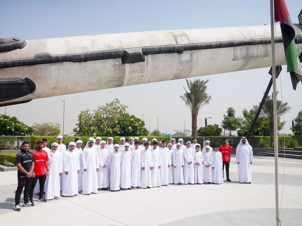 رحلة علمية لـ"أصدقاء شرطة رأس الخيمة "إلى مركز محمد بن راشد للفضاء