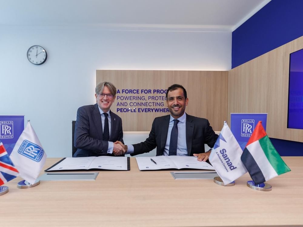 Sanad, Rolls-Royce sign agreement to expand global Trent 700 collaboration