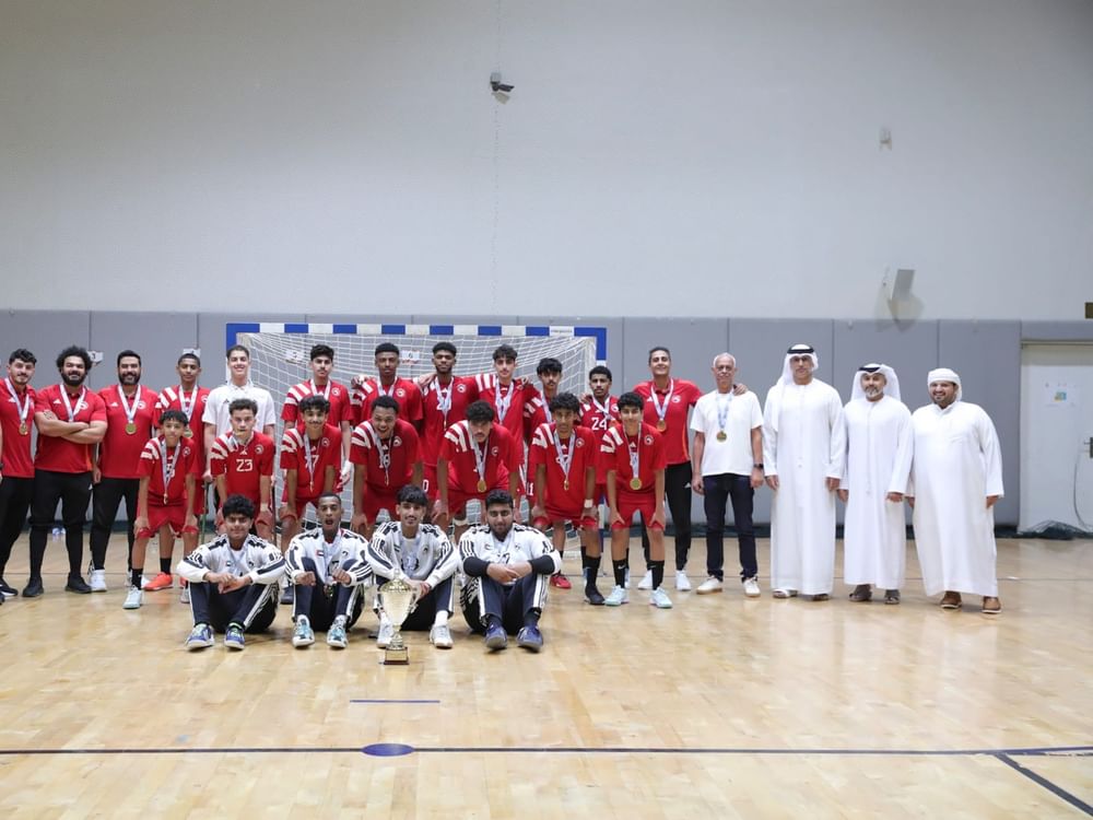 الشارقة يتوّج بكأس الإمارات لكرة اليد لفئة الأشبال