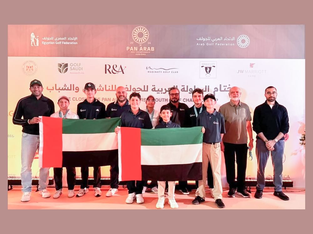 الإمارات تحصد 4 ميداليات في البطولة العربية للجولف بالقاهرة