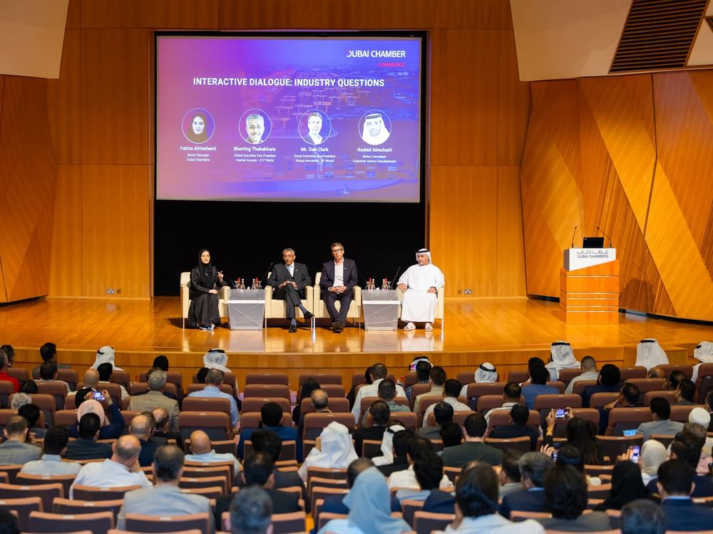 Dubai Chamber of Commerce spotlights DP World’s Cargo War Risk Insurance programme at Export Majlis