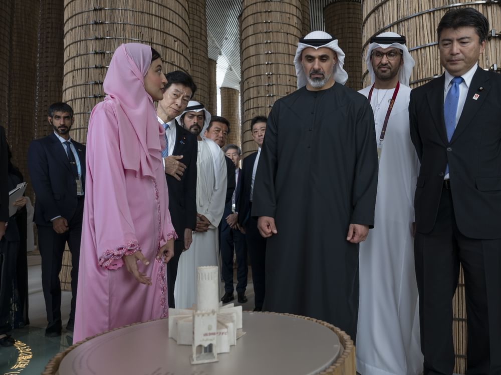 ولي عهد أبوظبي يزور جناح الإمارات في معرض "إكسبو 2025 أوساكا"