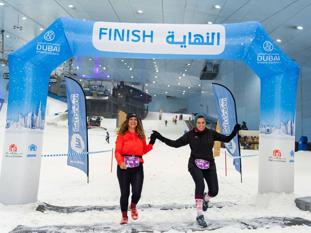 Inaugural Snow Duathlon in Dubai draws strong participation