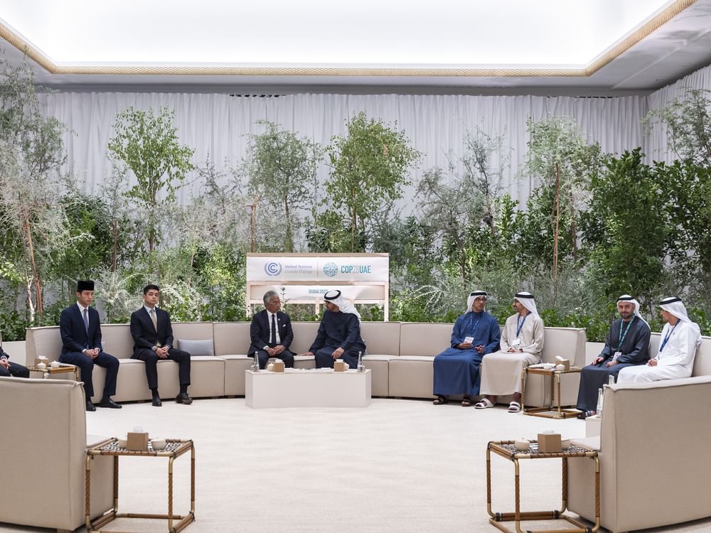 UAE President Welcomes Heads Of Delegation At COP28 | Emirates News Agency