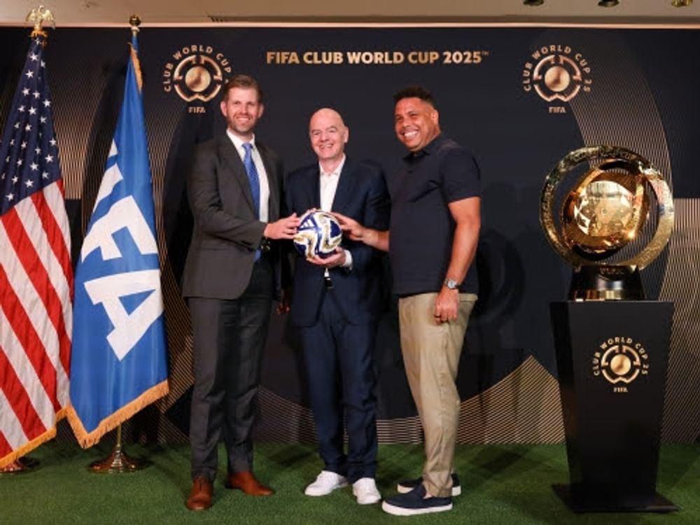 Club World Cup trophy on public display as FIFA opens new office in New York