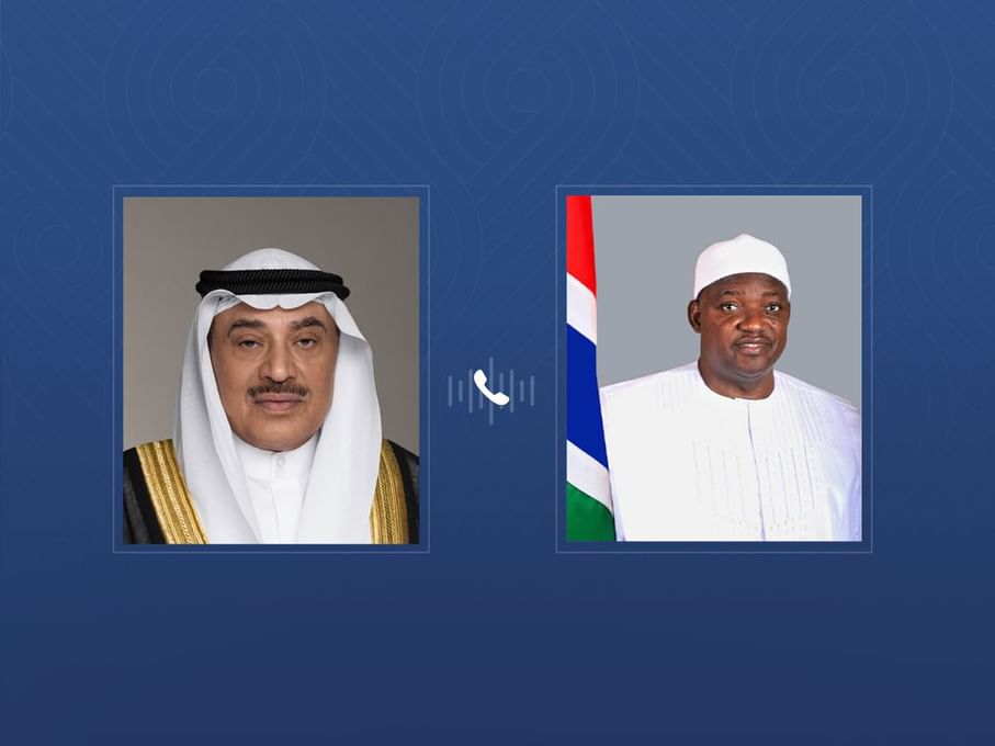 رئيس غامبيا يعبر لولي عهد الكويت هاتفياً عن إدانته للهجمات الإيرانية الأخيرة