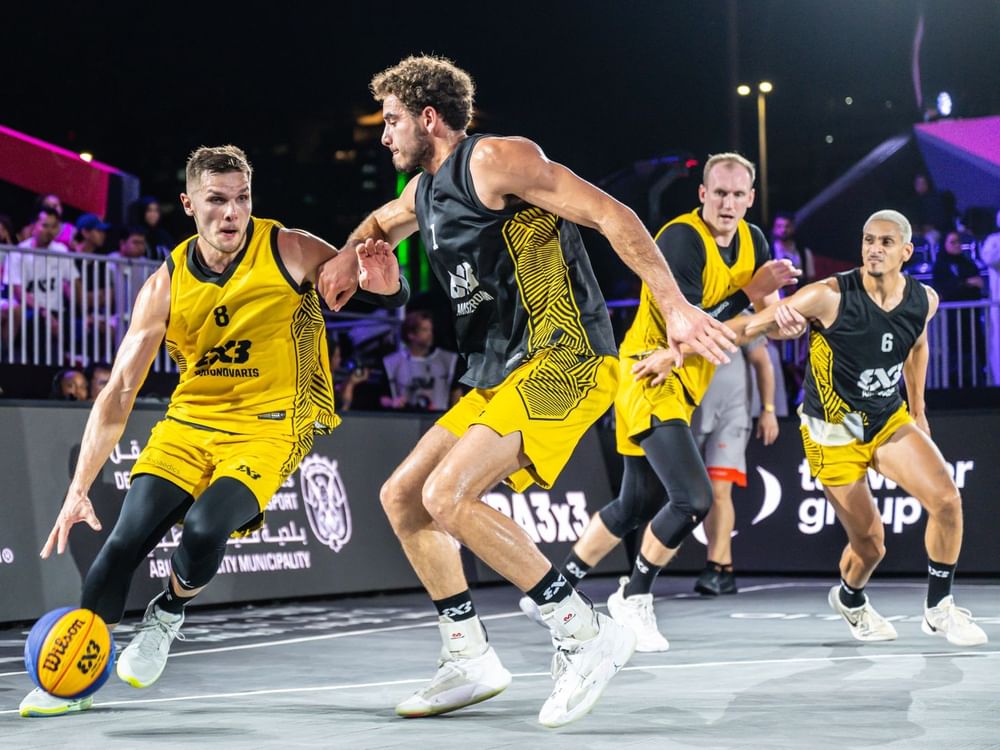 200 ألف دولار  جوائز جولة السلة الثلاثية العالمية في أبوظبي