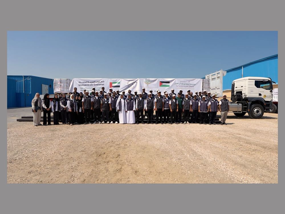 ‘Future Leaders Empowerment’ delegation helps prepare Ahmed bin Zayed Foundation’s first convoy under ‘Chivalrous Knight 3’