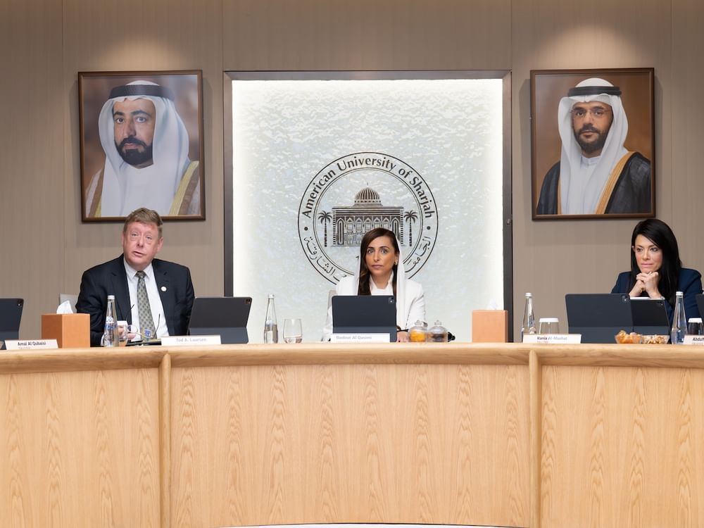 بدور القاسمي تترأس اجتماع مجلس أمناء أمريكية الشارقة