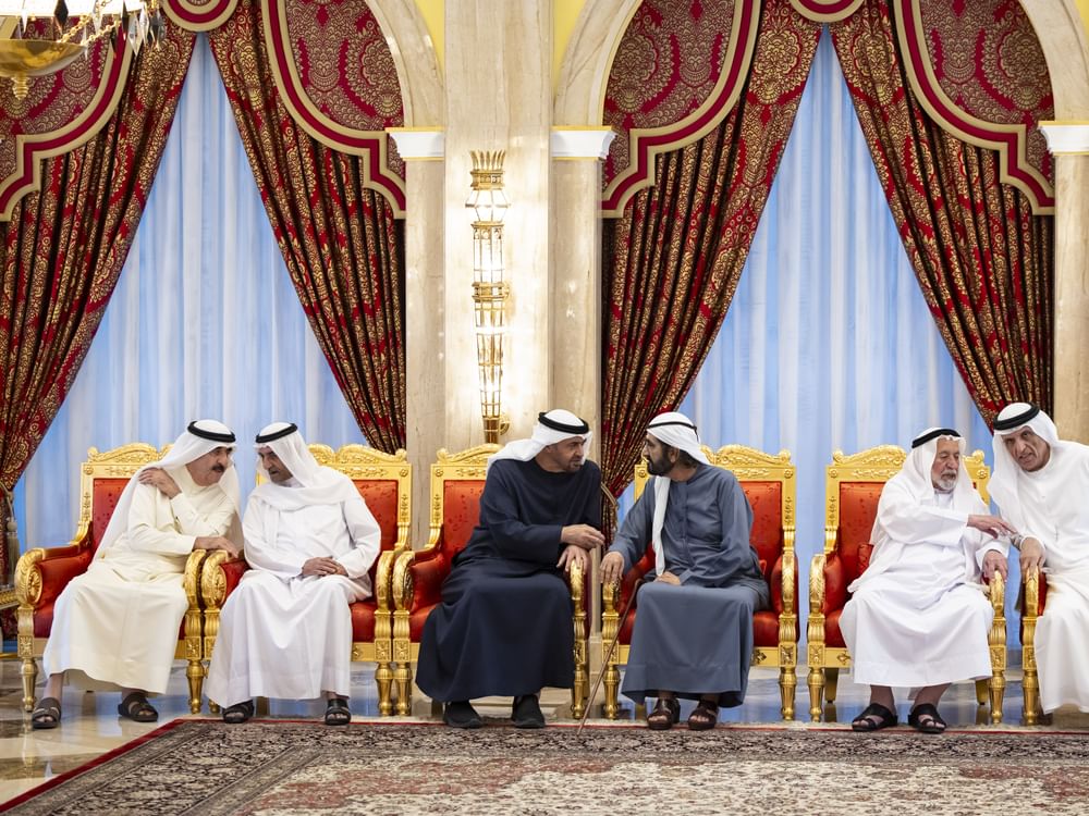 UAE President, Rulers of the Emirates, and Sheikhs offer condolences to Mohammed bin Rashid on passing of Ahmed bin Rashid