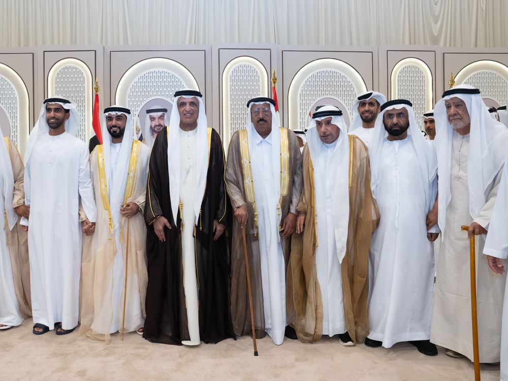 سعود بن صقر يحضر أفراح الزعابي