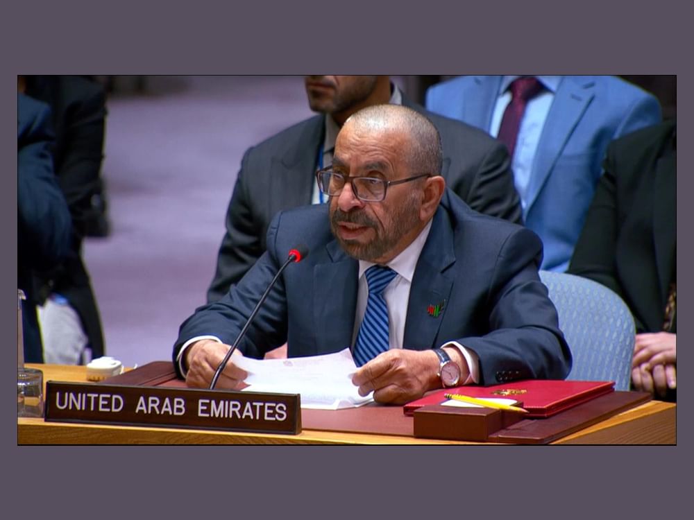 Al Marar reaffirms UAE’s commitment to working with partners to implement comprehensive plan to end conflict in Gaza Strip
