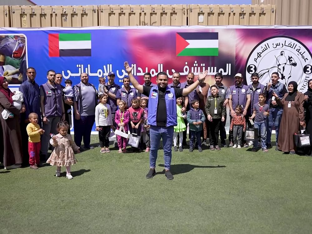 جرحى غزة يشكرون الإمارات ويهنئون قيادتها بعيد الفطر
