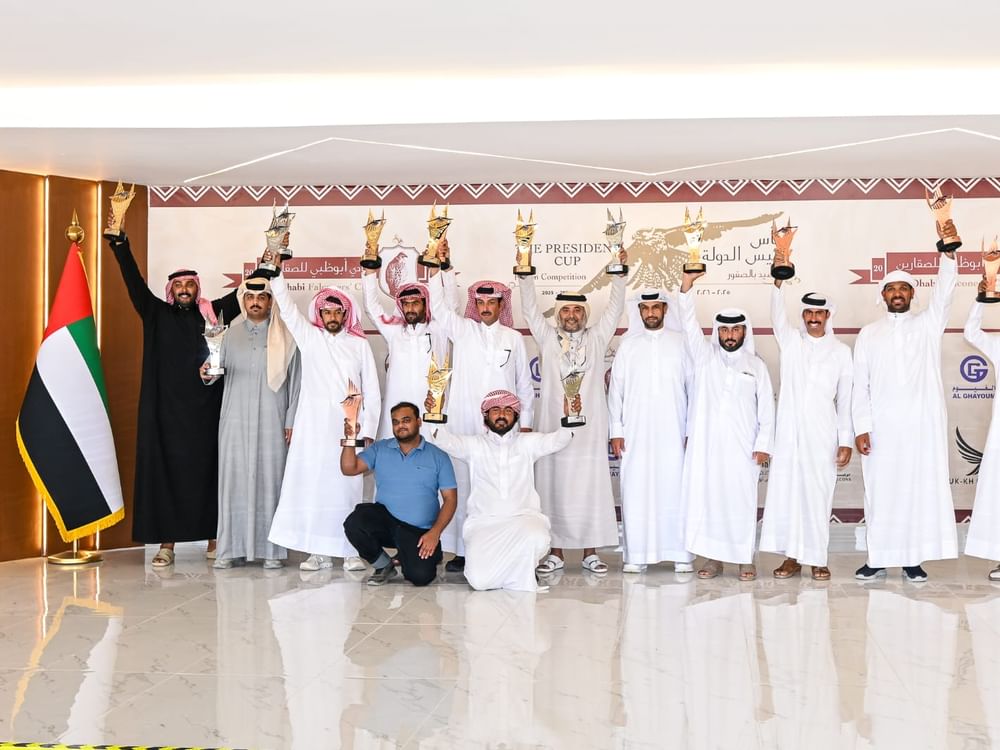 نجاح كبير لمنافسات دول مجلس التعاون بكأس رئيس الدولة للصيد بالصقور 