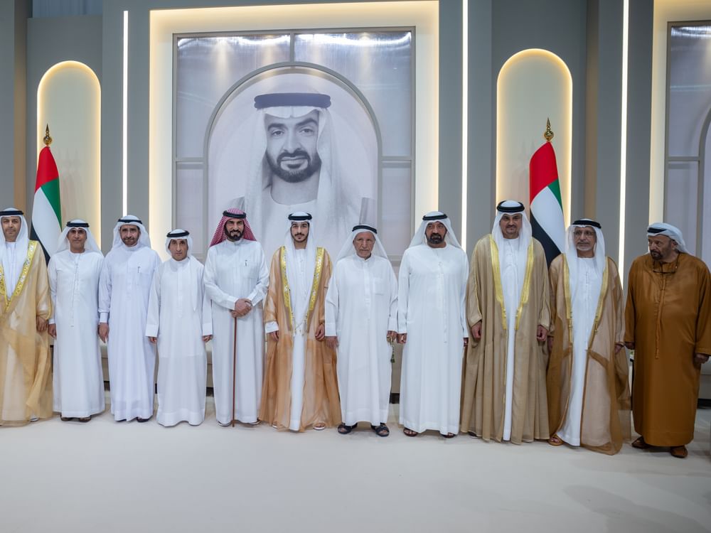 أحمد بن سعيد وسعيد بن مكتوم يحضران أفراح الصوالح ومجرن