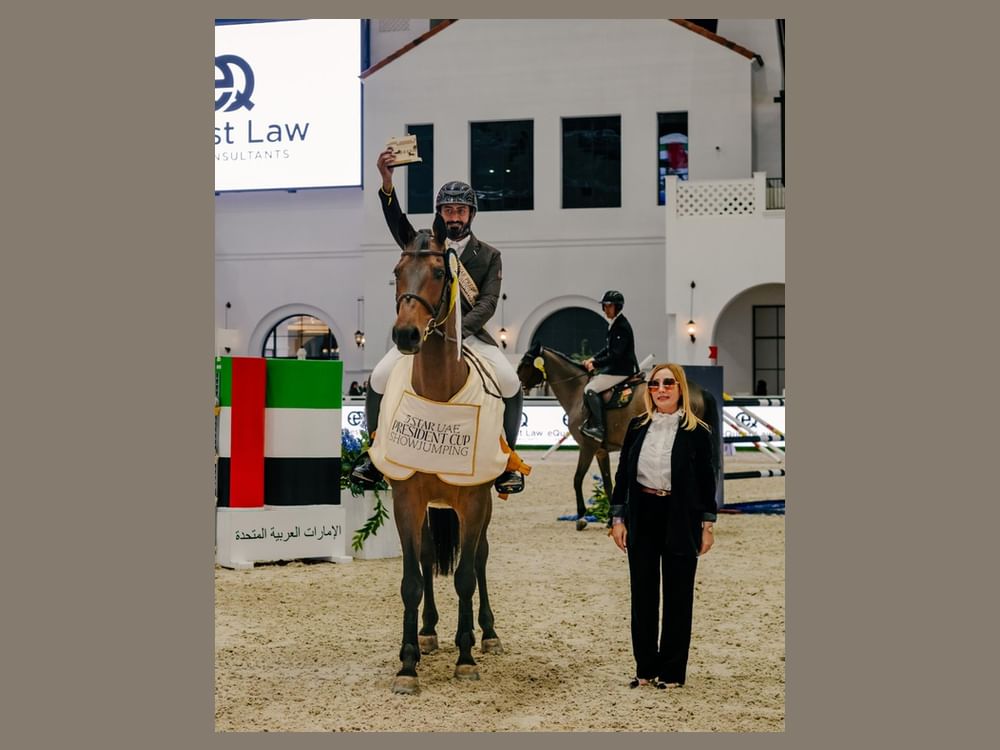 الفارسان الهاجري والكربي يتصدران أولى منافسات دولية القفز "فئة النجمتين"