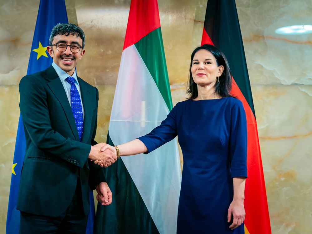 عبدالله بن زاید د آلمان فدرالي جمهوریت ته په کاري سفر کې