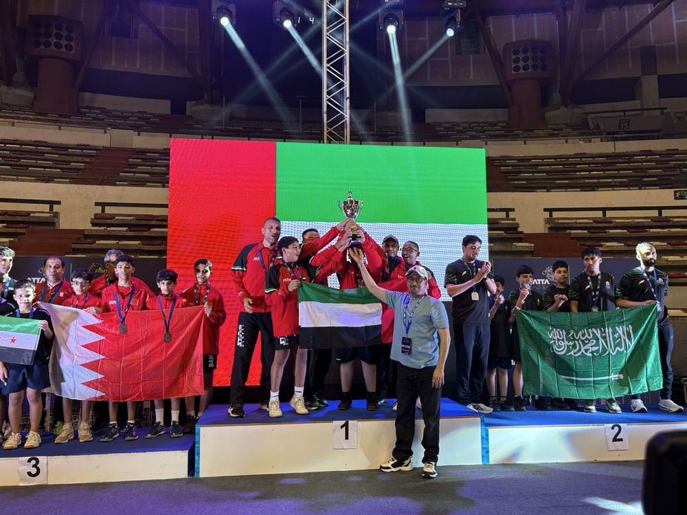 3 ميداليات ملونة للإمارات في البطولة العربية لكرة الطاولة بالمغرب