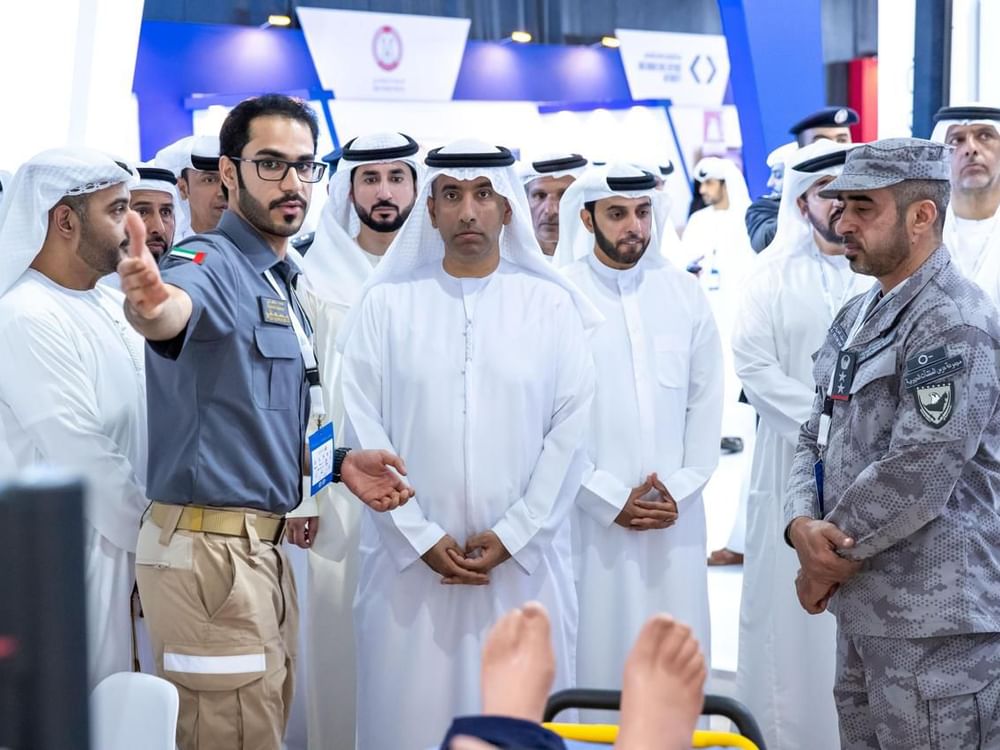 الإسعاف الوطني يستعرض أحدث تقنياته  بملتقى مستشفيات الظفرة الصحي الـ3