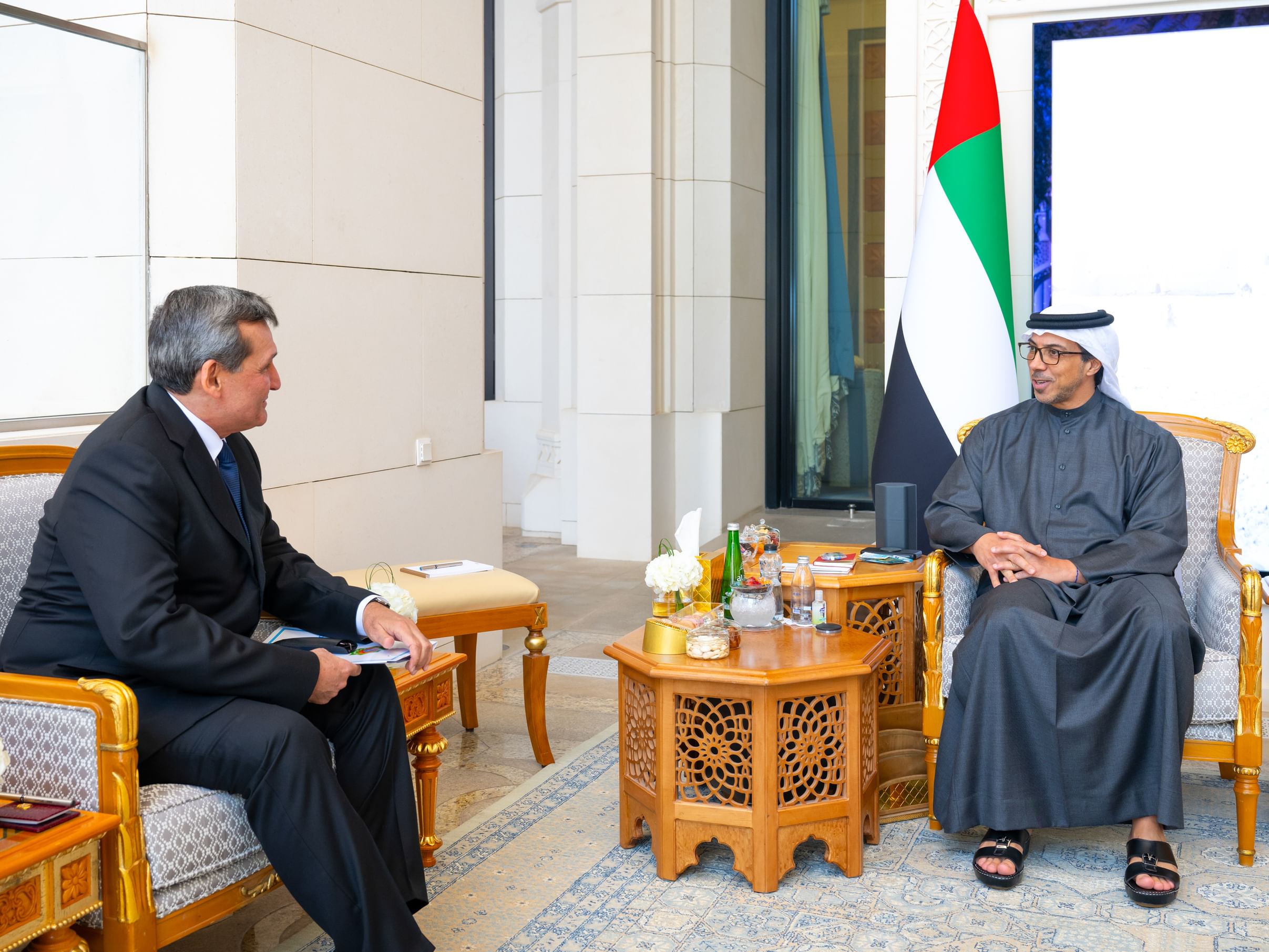 Mansour bin Zayed receives Turkmenistan Deputy PM, Foreign Minister