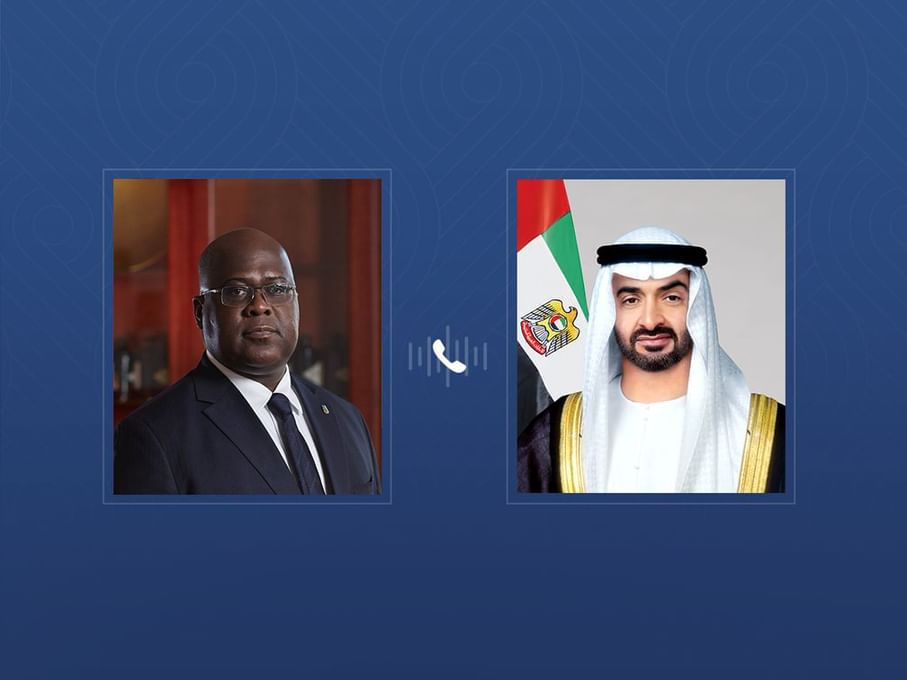 In phone call with UAE President, Congolese President expresses solidarity with UAE following Iranian attacks