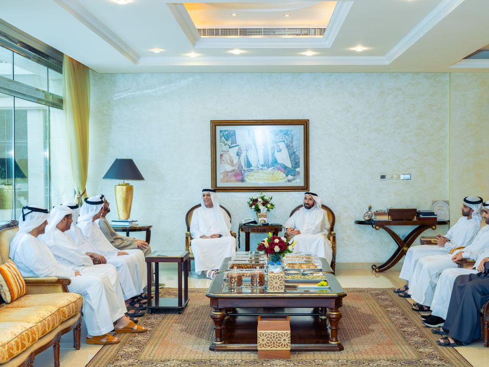 سعود بن صقر يواصل استقبال المهنئين بعيد الفطر السعيد