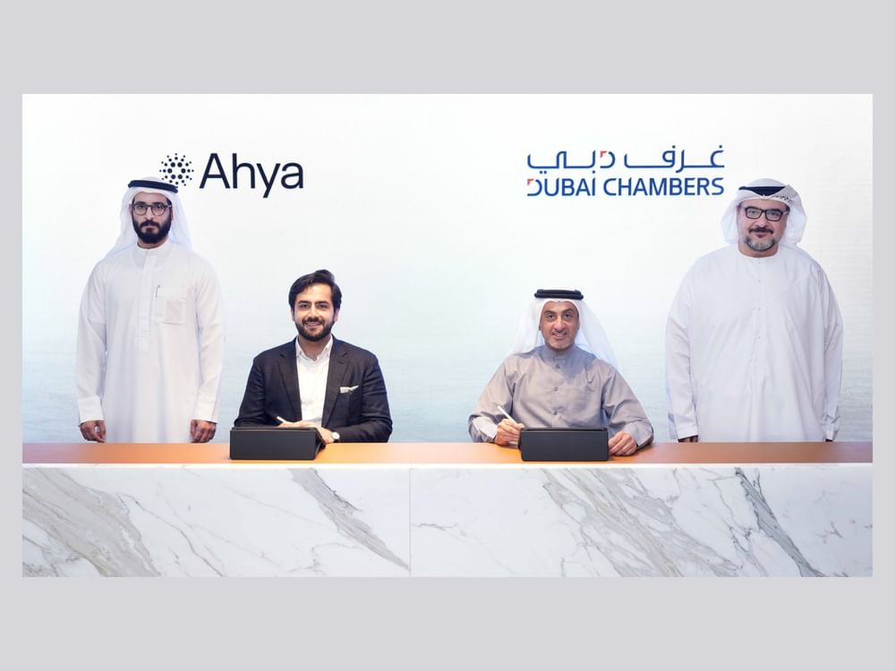Dubai Chambers signs MoU with Ahya Technologies