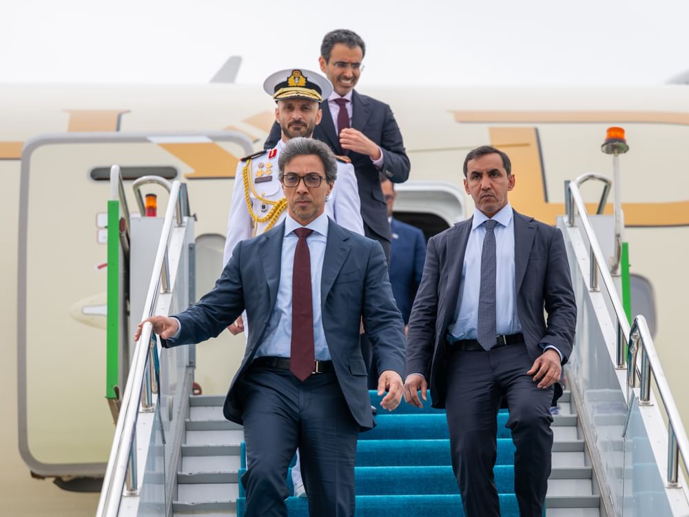 Mansour bin Zayed arrives in Türkiye leading high-level UAE delegation