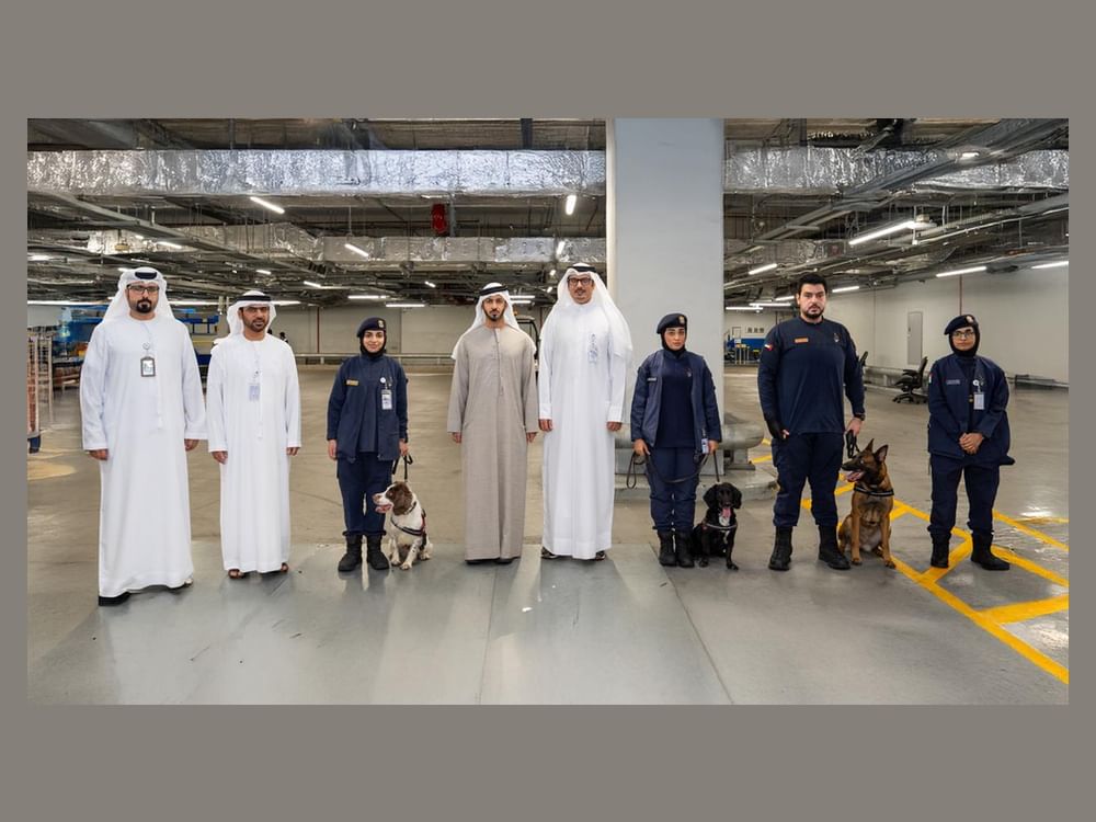 رئيس جهاز مكافحة المخدرات يتفقد منظومة التفتيش بمطار زايد الدولي