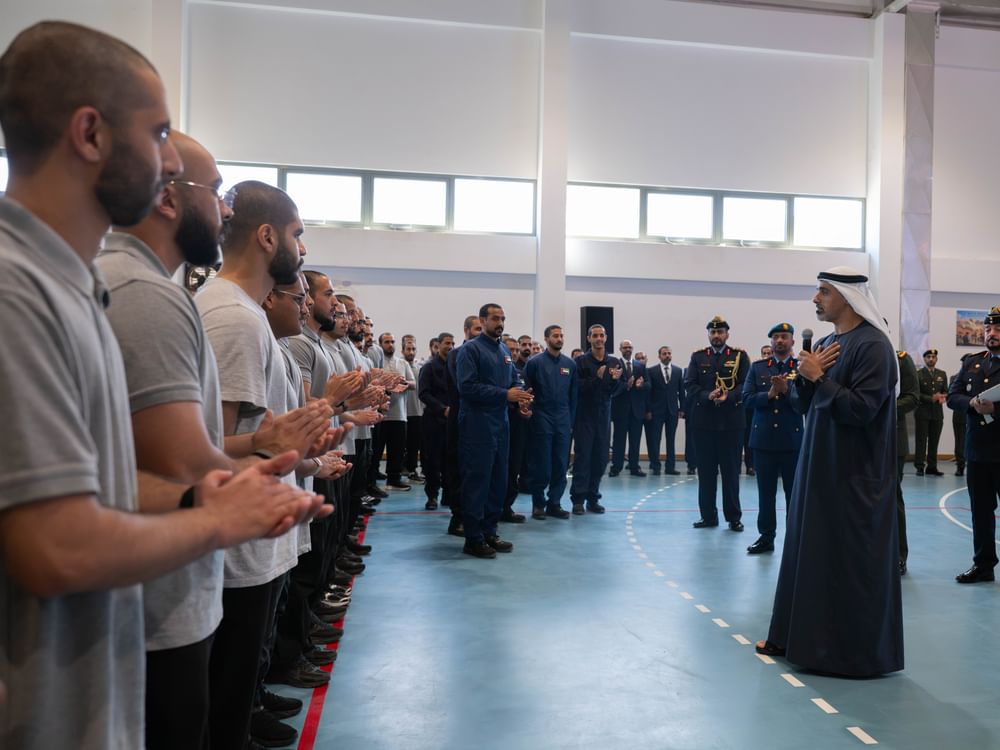 Crown Prince of Abu Dhabi visits Technical Training & Qualification Centre, meets Emirati military students in Greece