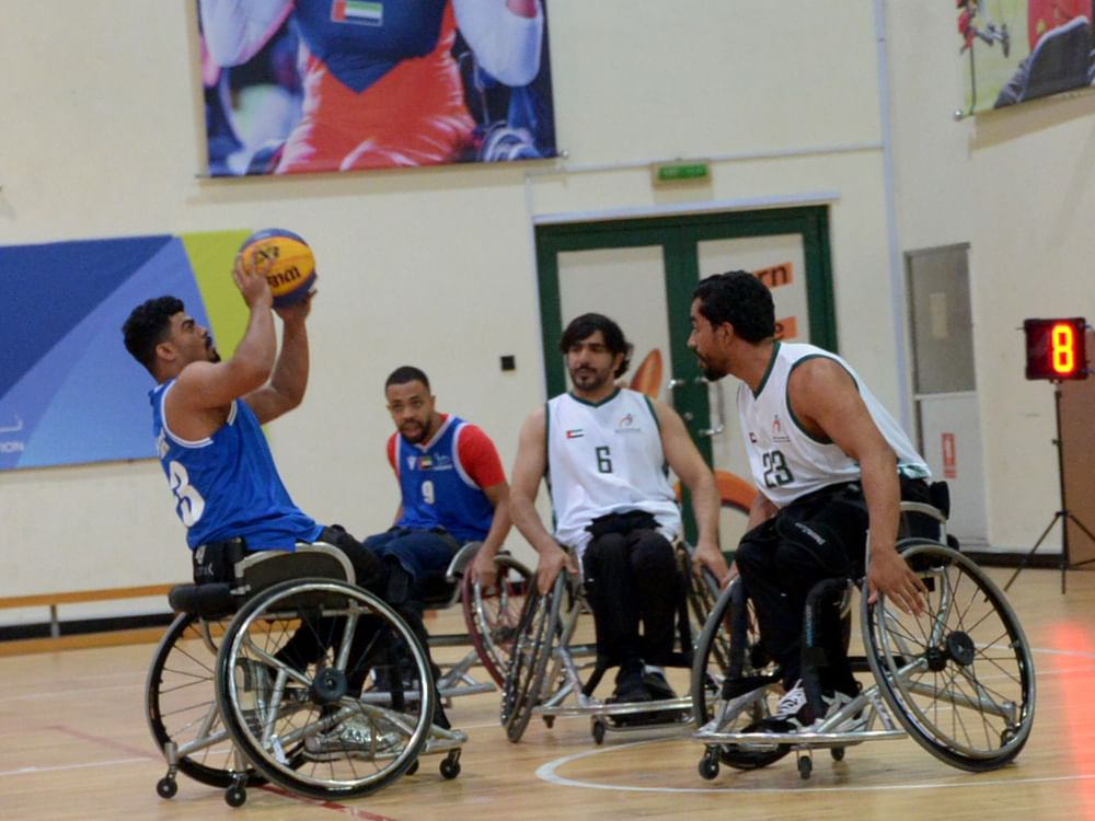 منافسات قوية في التجمع الثاني لدوري السلة على الكراسي المتحركة (3×3)