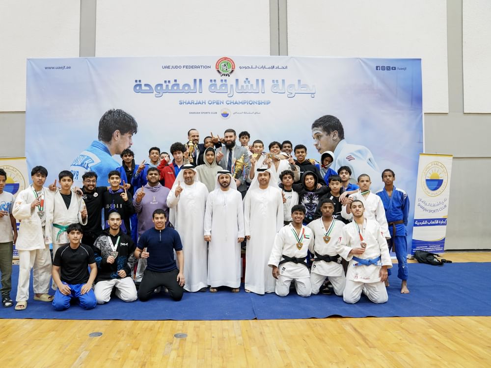 نادي الشارقة بطلاً لبطولة الشارقة المفتوحة للجودو