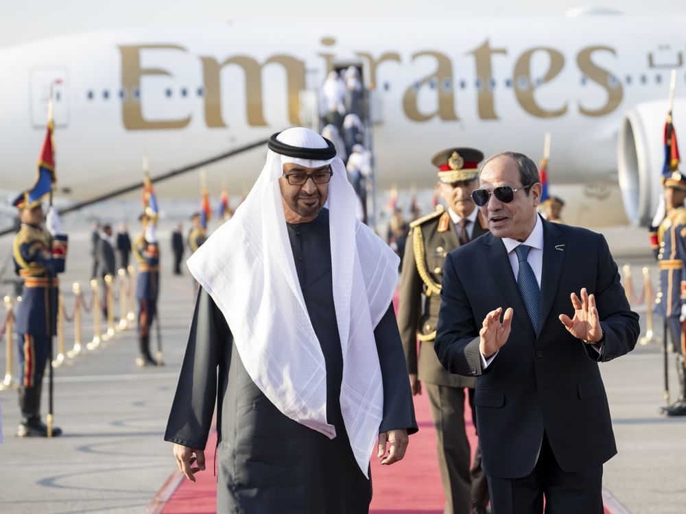 UAE President arrives in Cairo at start of Egypt visit | Emirates News ...