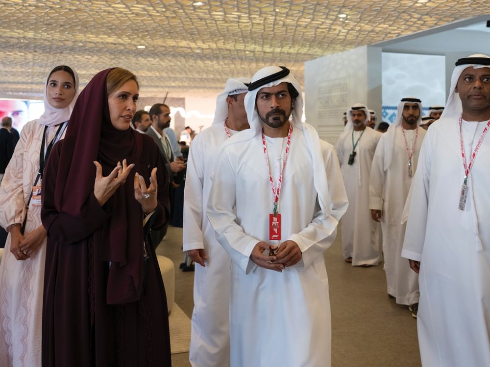 Khalifa bin Tahnoon bin Mohammed attends activations at Formula 1 Etihad Airways Abu Dhabi Grand Prix