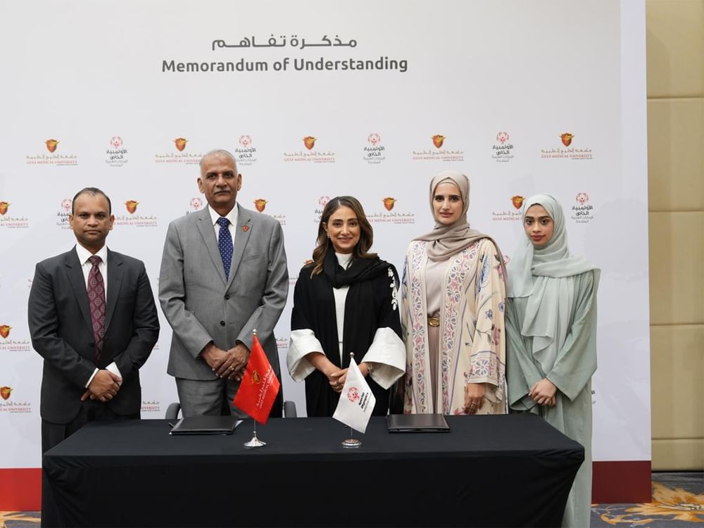 الأولمبياد الخاص الإماراتي وجامعة الخليج الطبية يوقعان مذكرة تفاهم