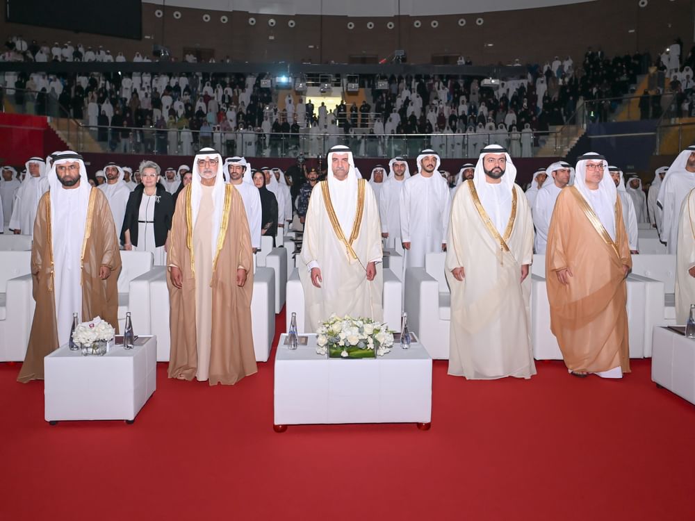 Hamad Al Sharqi attends graduation of 302 Fujairah University students