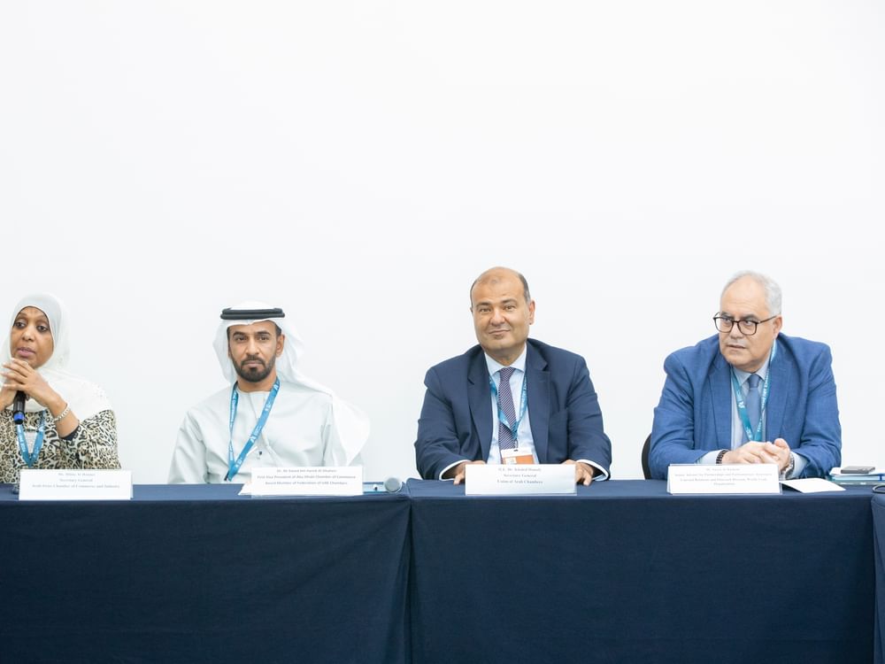 "غرف الإمارات واتحاد الغرف العربية" يبحثون دور القطاع الخاص العربي في التجارة الدولية
