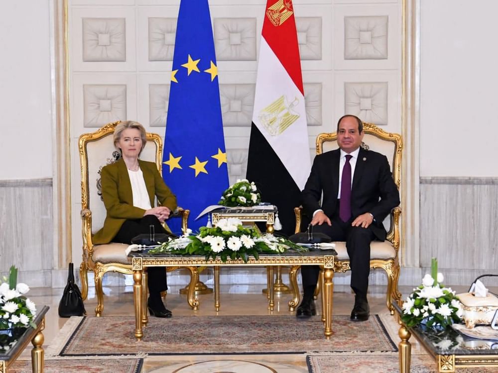 السيسي يطالب المجتمع الدولي باتخاذ خطوات سريعة لتفادي توسع الصراع في المنطقة