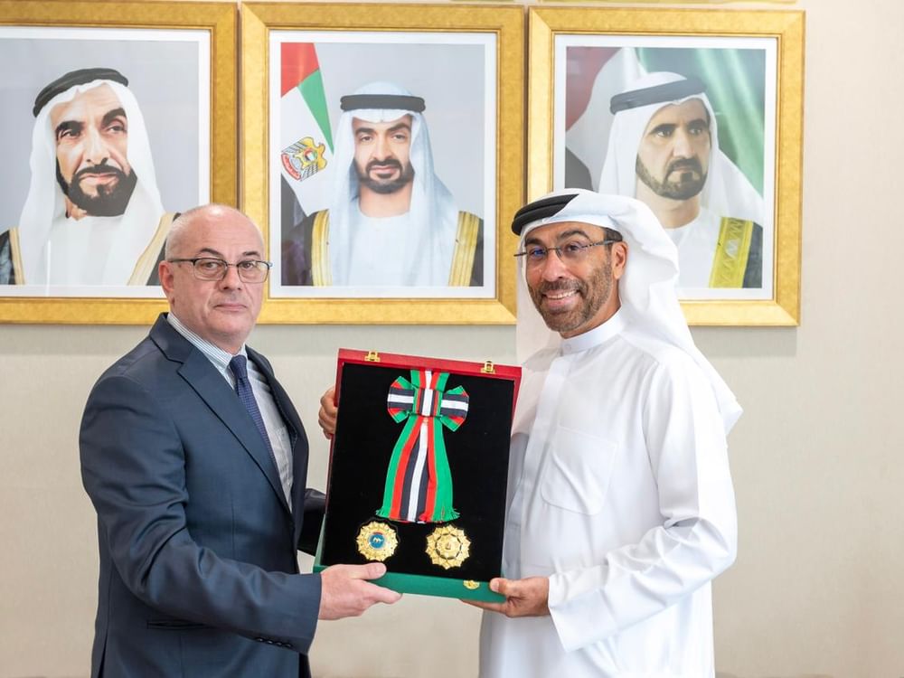 UAE President confers First Class Medal of Independence on Ambassador of Georgia