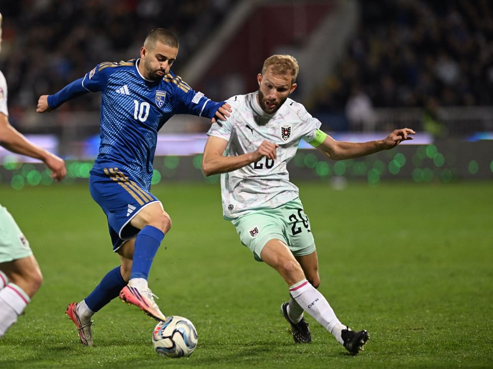 Austria retain Nations League group lead after 1-1 draw in Kosovo