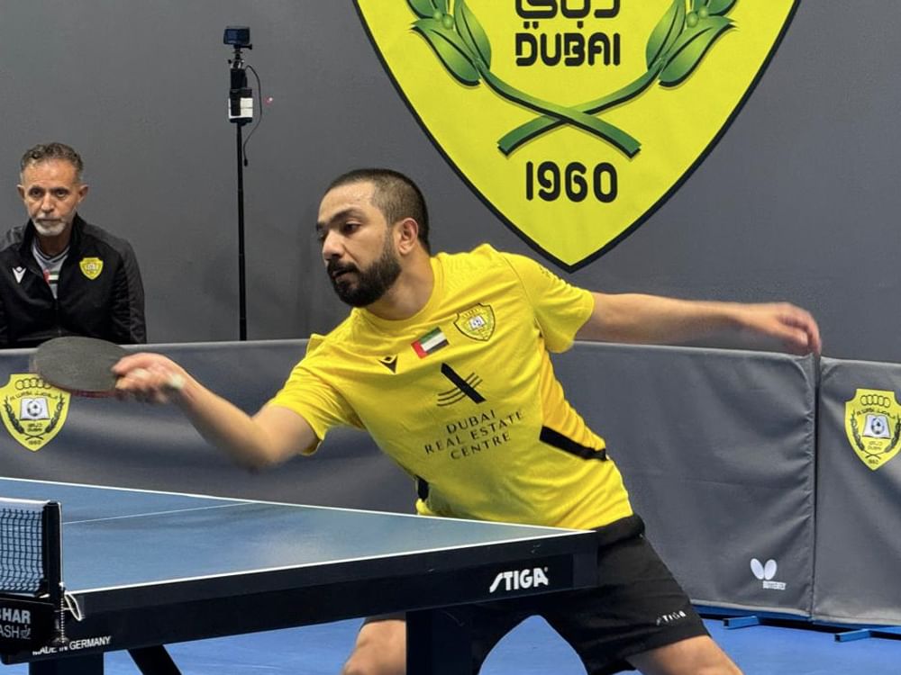 تأهل الوصل وشباب الأهلي إلى نهائي كأس الإمارات لكرة الطاولة