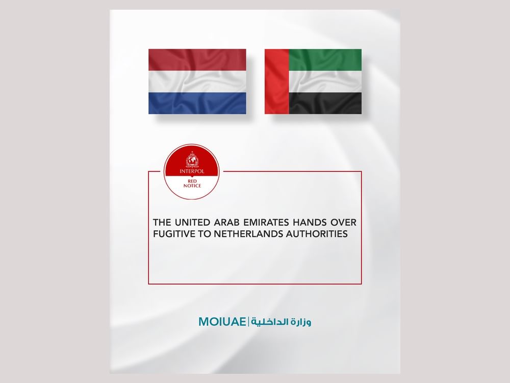 UAE hands over fugitive to Netherlands authorities