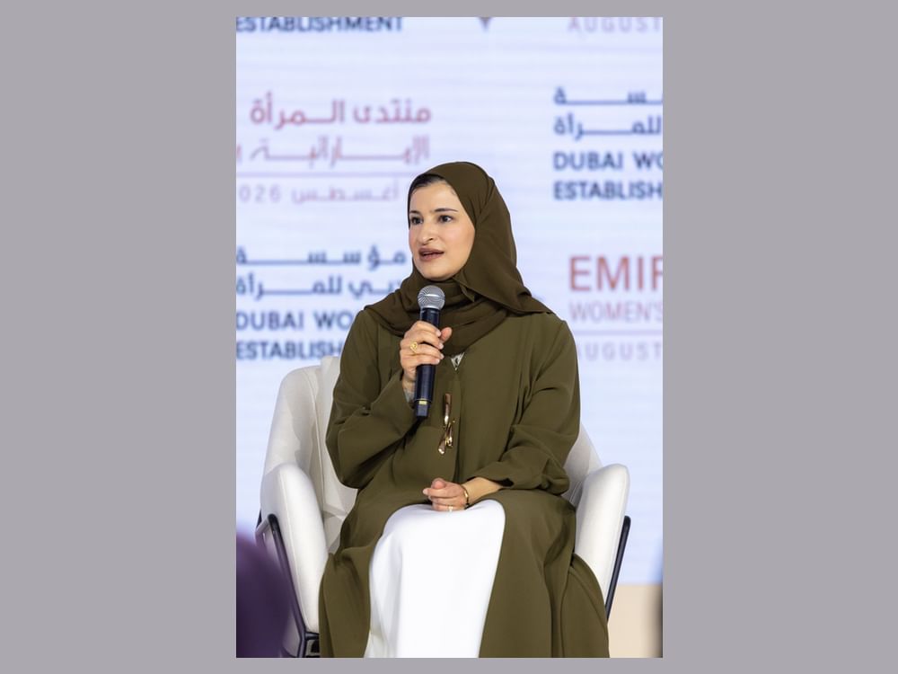 Sarah Al Amiri highlights Emirati women’s role in shaping UAE’s future at EWF 2026