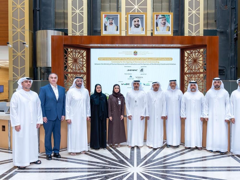 Nine leading companies sponsor MoHRE initiatives to enhance labour market competitiveness