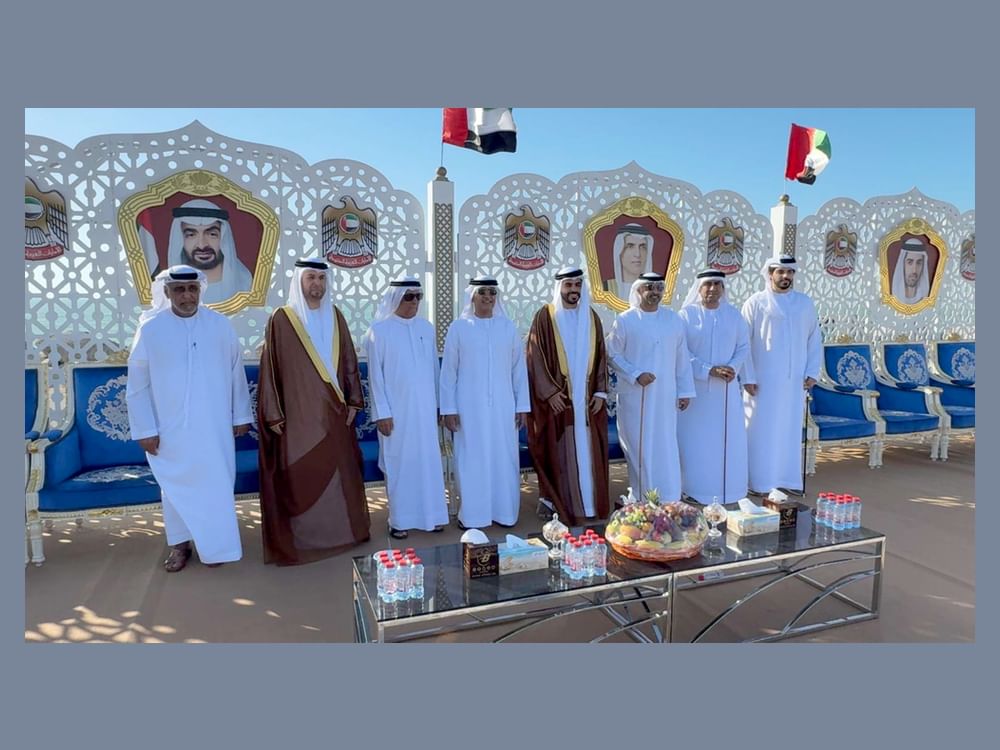 عدد من الشيوخ يحضرون أفراح الدباني والمطوع برأس الخيمة