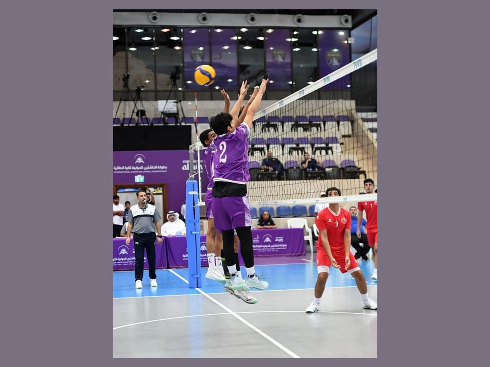 النصر البحريني بالعلامة الكاملة في دولية الناشئين للكرة الطائرة بالعين
