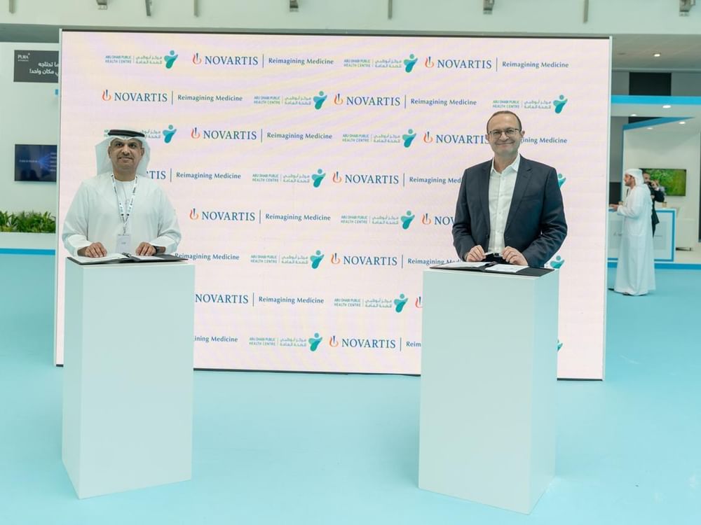 Abu Dhabi Public Health Centre, Novartis Middle East sign MoU to enhance public health awareness, disease prevention in Abu Dhabi