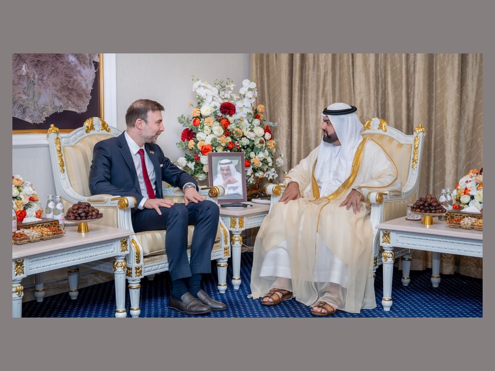 Crown Prince of Fujairah receives ambassadors of Ecuador, Mongolia, Lebanon
